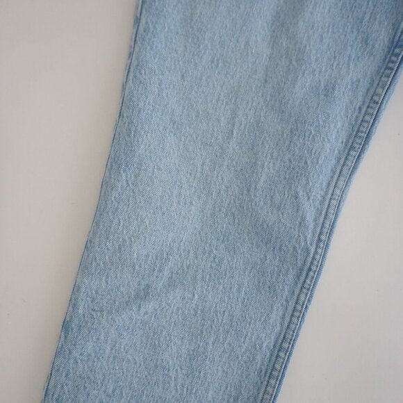 Abercrombie & Fitch 90's Straight Ultra High Rise Curve Love Light Wash Denim 25 - Picture 7 of 15